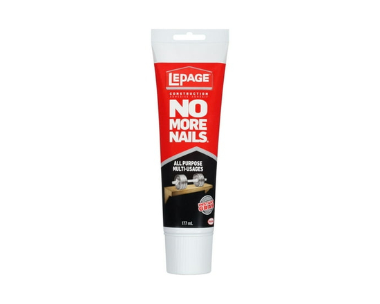 Adhésif de constrution No More Nails de LePage à multi-usages - 177ml
