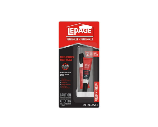 LePage 2 Part Plastic Super Glue - One Size