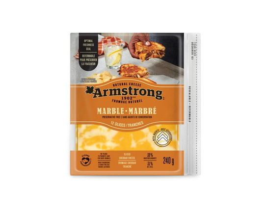 Armstrong Marble Cheddar Cheese Slices