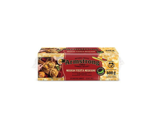 Armstrong Mexican Fiesta Marble Cheddar with Jalapeño Cheese