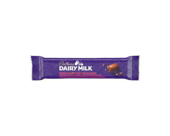 CADBURY DAIRY MILK, Fruit & Nut Chocolate Bar, Milk Chocolate with Raisins and Chopped Almonds, Milk Chocolate Bar