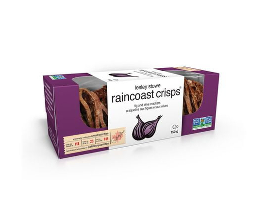 lesley stowe Raincoast Crisps Fig & Olive