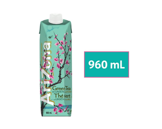 Arizona Premium Brewed Ginseng and Honey Green Tea 960 ml - 960 mL