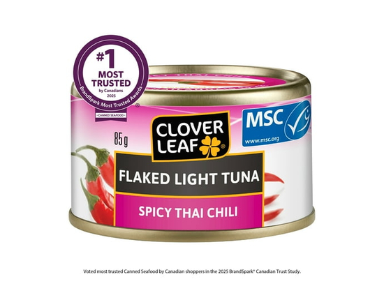 Clover LEAF® Flaked Spicy Thai Chili Light Tuna - 85 g
