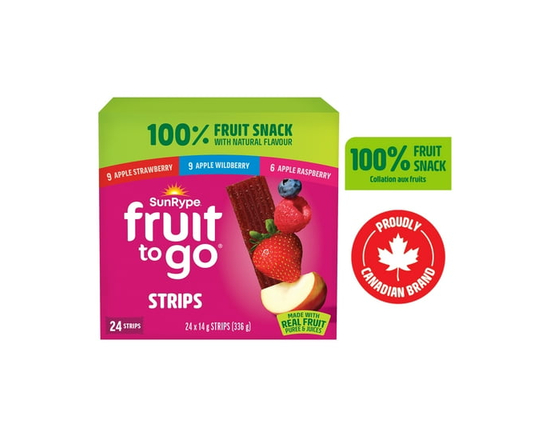 SunRype Fruit to Go 100% Fruit Snack - 336 g