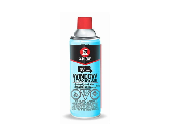 3-IN-ONE Rv Care Window And Track Dry Lube - One Size (Blue)