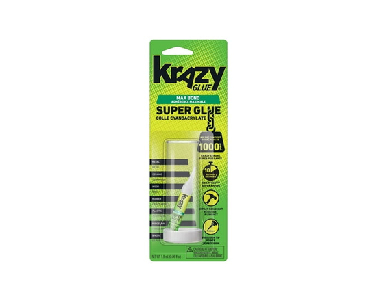Krazy Glue Max Bond Super Glue, Precision Tip - 1.9 mL