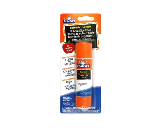 Elmer's Repositionable Glue Stick, Washable, Non-Toxic, 25 g - 25 g