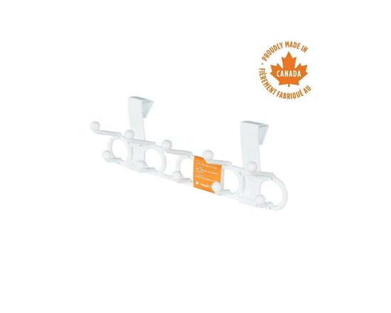 neatfreak! Over The Door Non Slip Hook, 10-Peg, Plastic - One Size