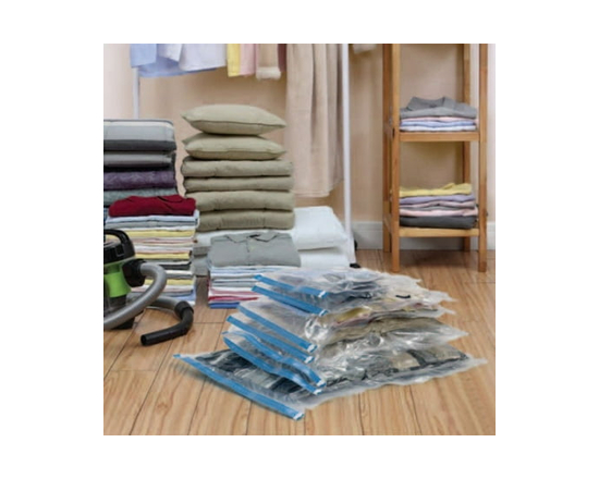 Mainstays Multipurpose Vacuum Storage Bags, 7PC Set, Closet Organizers