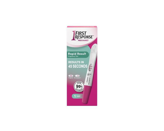 First Response Rapid Result - Pregnancy Test Kit, Results in 45 Seconds - Analog (1 Count)