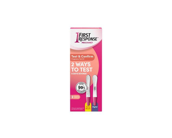 First Response Test & Confirm Pregnancy Kit – Early Result & Digital (1 Analog, 1 Digital)