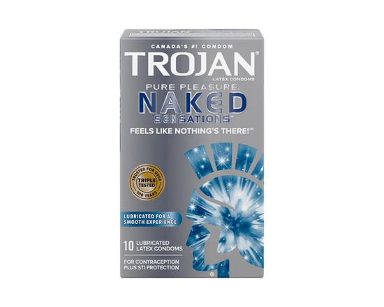 Trojan Naked Sensations Pure Pleasure Condoms, Extra Lubricated