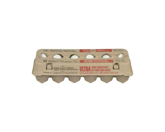 Nutri Ultra 12 Œufs Blancs - Jumbo