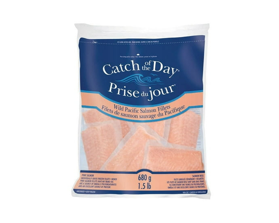 Catch Of The Day Wild Pacific Frozen Salmon Fillets - 1.5 lbs