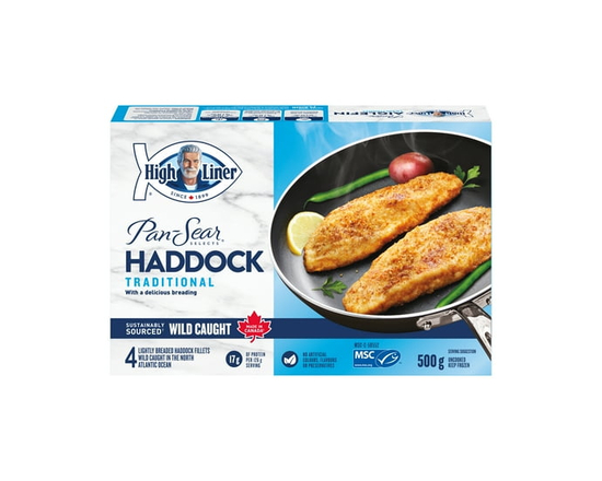 High Liner Pan Sear Selects Traditional Haddock, 500 g - 500 Grams
