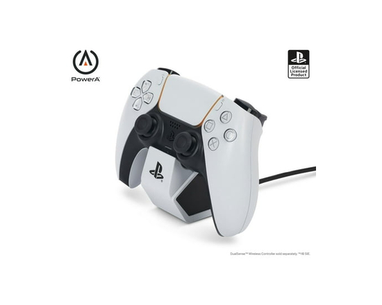 PowerA Solo Charging Station for DualSense Wireless Controllers - White - As Specified