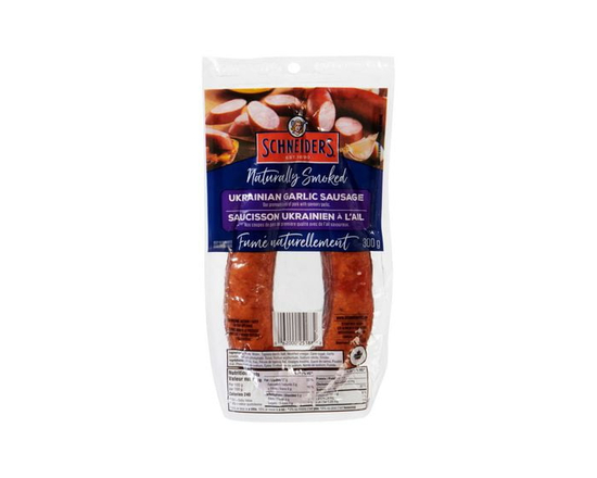 Schneiders Naturally Smoked Ukrainian Garlic Sausage Ring