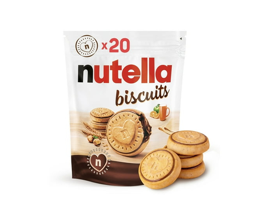 NUTELLA BISCUITS, Cookies filled with NUTELLA Hazelnut Spread, Perfect Snack to Share, 276g - 276 g