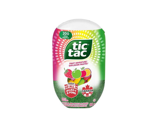 TIC TAC Mints, Fruit Adventure, Mint Candy, 200 Pills, 98 g
