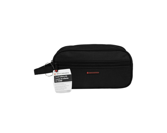 Air Canada Travel Toiletry Bag - (10.25 X 5.25 X 4)in or (26 X 13.35 X 10.16)cm