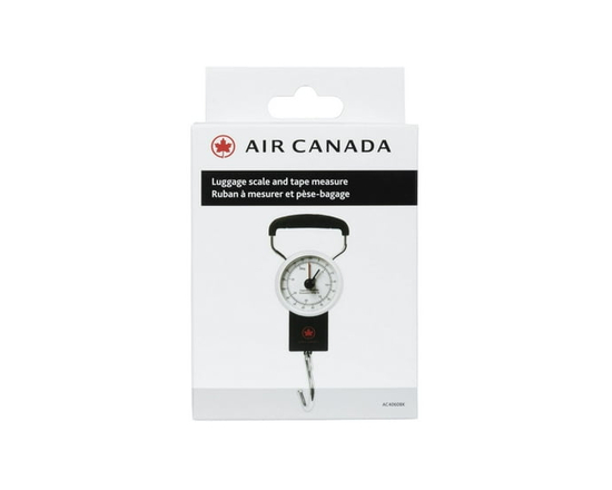 Air Canada 83 lbs (37.6 kg) Luggage Scale and Tape Measure