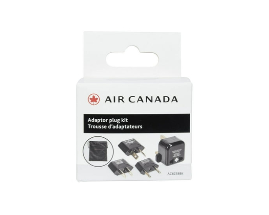 Air Canada Travel Adaptor Plug Kit 10 Amps - One Size