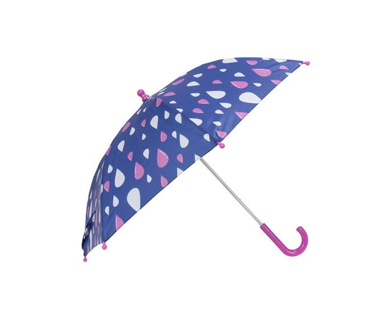 Assorted Solid Colour Kids Umbrellas - One Size
