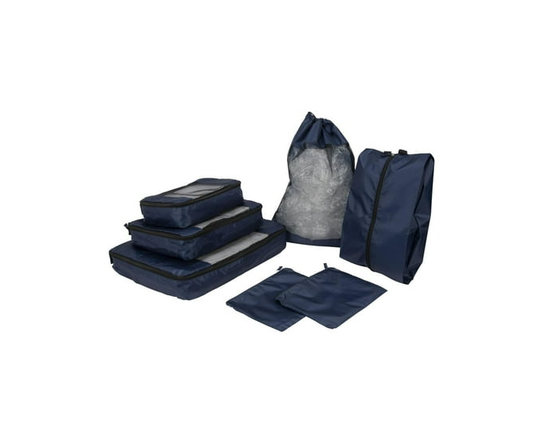 Northern Traveller 7 Piece Organizer Set Zipper