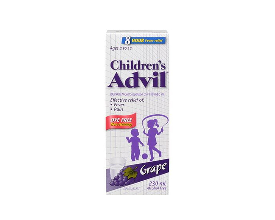 Children’s Advil Dye Free Grape