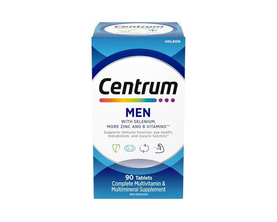 Centrum Men Multivitamin and Multimineral Supplement 90 Tablets