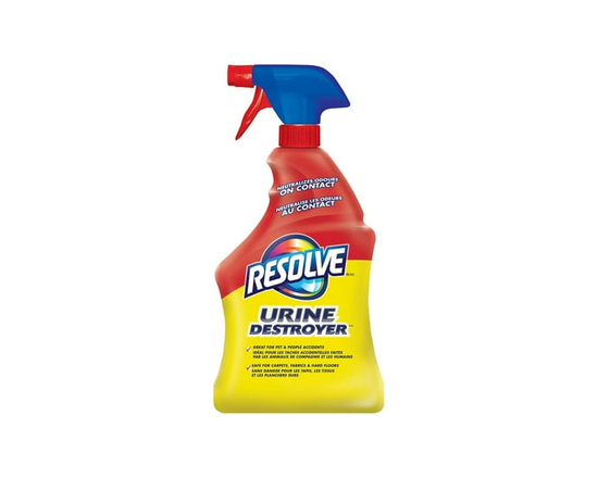 Resolve, Urine Destroyer, 946ml, Clean & Neutralizes Odours on Carpet, Fabric & Hardwood - 946 mL