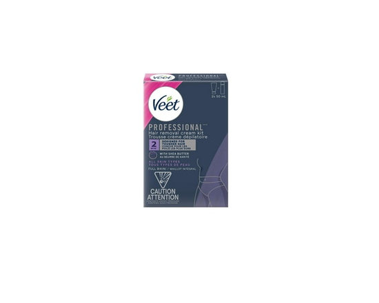 VEET® Professional™ Hair Removal Cream with Shea Butter, Full Bikini Kit, 2x50mL - 2x50ml