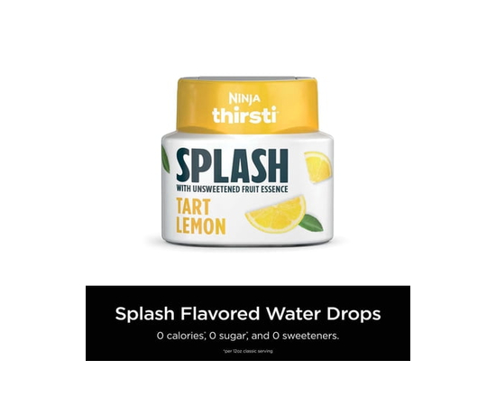Ninja Thirsti SPLASH Tart Lemon Flavoured Water Drops (Unsweetened), WCFLMN6C - 2.23 ounce