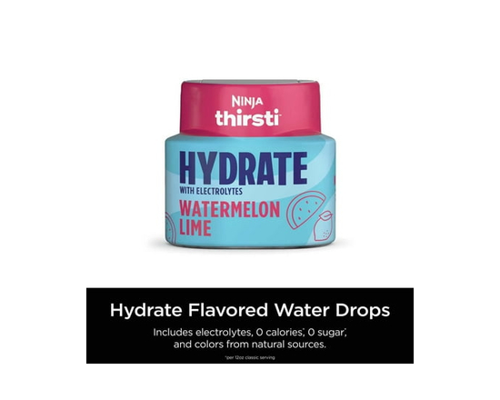Ninja Thirsti HYDRATE Watermelon Lime Flavoured Water Drops , WCFWTL6C