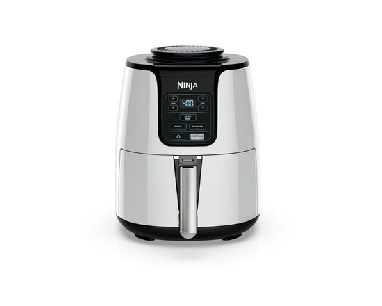 Ninja, 4-Quart Air Fryer, White, 1550W, Non Stick Basket, AF100CWH