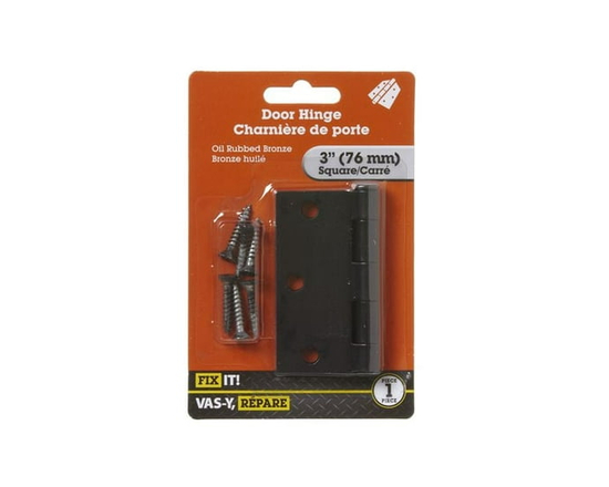 3" Oil Rubbed Bronze Door Hinge 1 Piece - 3 in