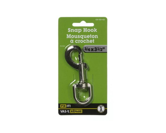 3/4"x3-1/2" Snap Hook 1 Piece - 3/4"x3-1/2"