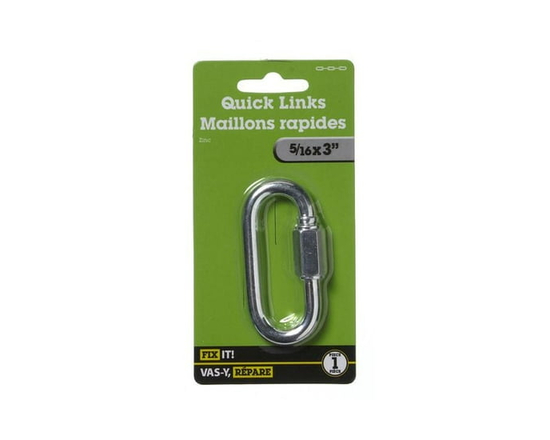 5/16"x3" Quick Link 1 Piece - 5/16"x3"