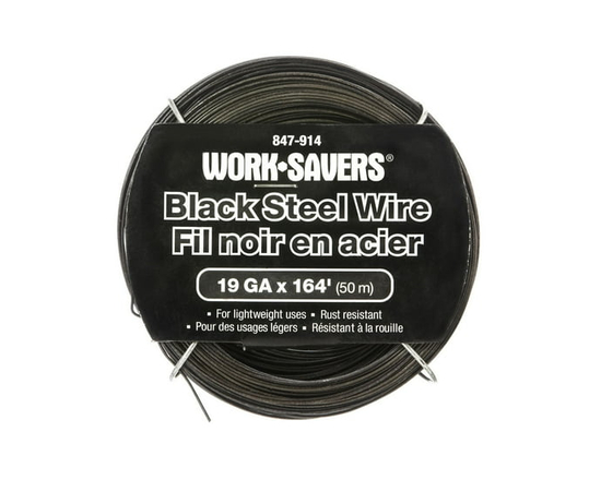 Hardware Essentials Black Steel Wire