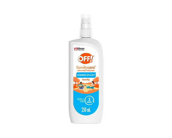 OFF! FamilyCare Insect Repellent, Bug Spray for up to 3 Hours of Protection, Summer Scent, 250mL - 250 mL