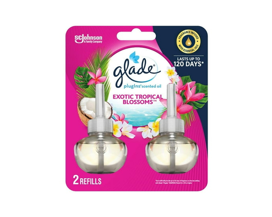 Glade Plugins® Air Freshener Oil Refill, Exotic Tropical Blossoms - 2