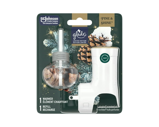 Glade Plugins® Air Freshener Oil Refill, Pine & Shine™, Stocking Stuffer - One Size