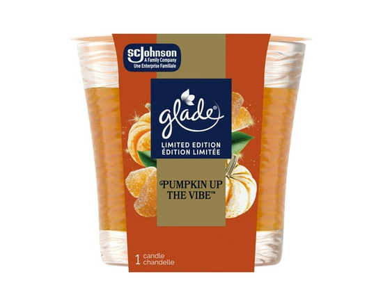 Glade® Scented Candle Air Freshener, Golden Pumpkin and Spice™, Stocking Stuffer - Other