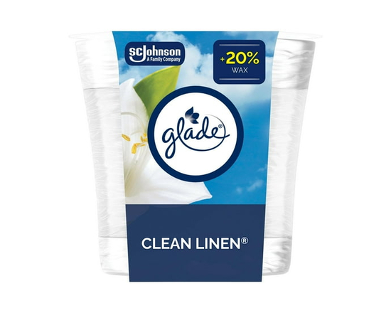Glade® Scented Candle Air Freshener, Clean Linen - Other