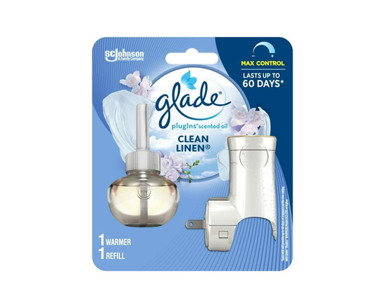 Glade Plugins® Air Freshener Oil Refill, Clean Linen