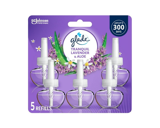 Glade Plugins® Air Freshener Oil Refill, Tranquil Lavender & Aloe - 5