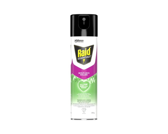 Raid Essentials Multi-Bug Insect Killer Spray, for Indoor Use, 350g - 350g