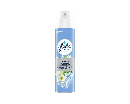 Glade® Air Freshener Odor Fighting Room Spray, Clean Linen - 226g