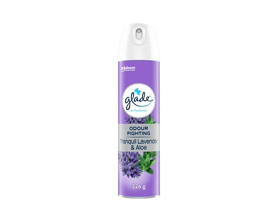 Glade® Air Freshener Odor Fighting Room Spray, Tranquil Lavender & Aloe - 226g